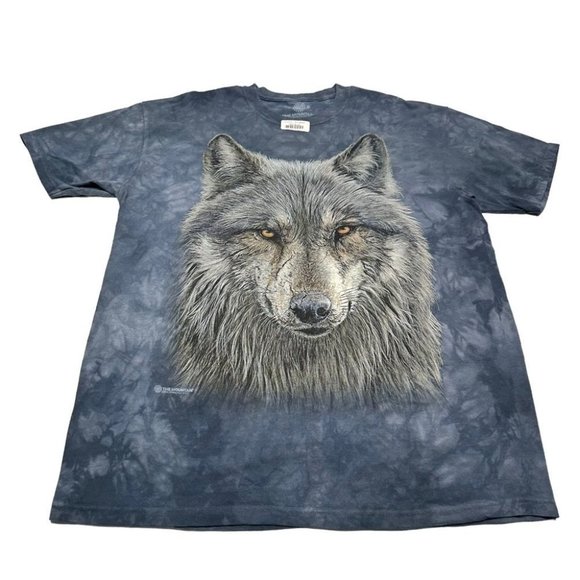 •- NWT The Mountain Wolf Graphic Unisex Tee Tie Dye A26 - Picture 1 of 8